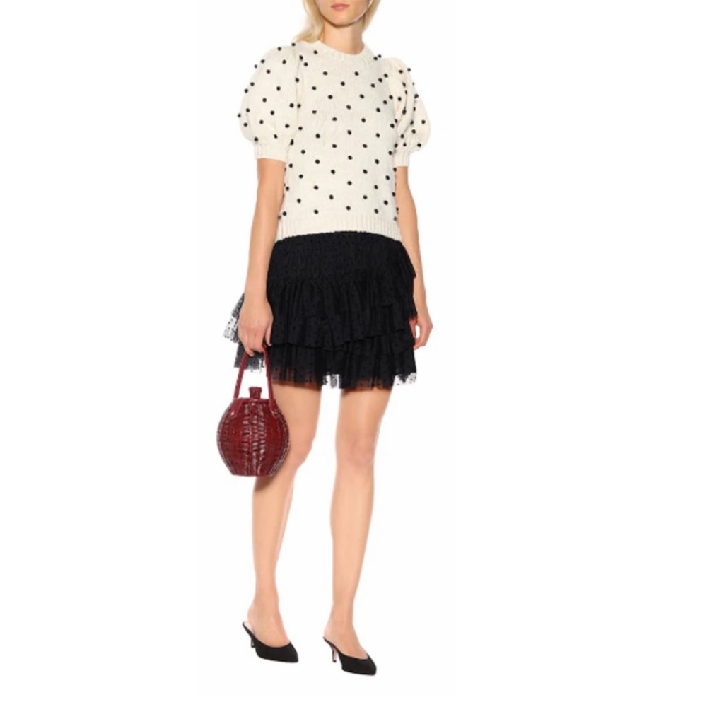 NEW • Ulla Johnson • Bristol Polka Dot Mini Skirt - Picture 1 of 3